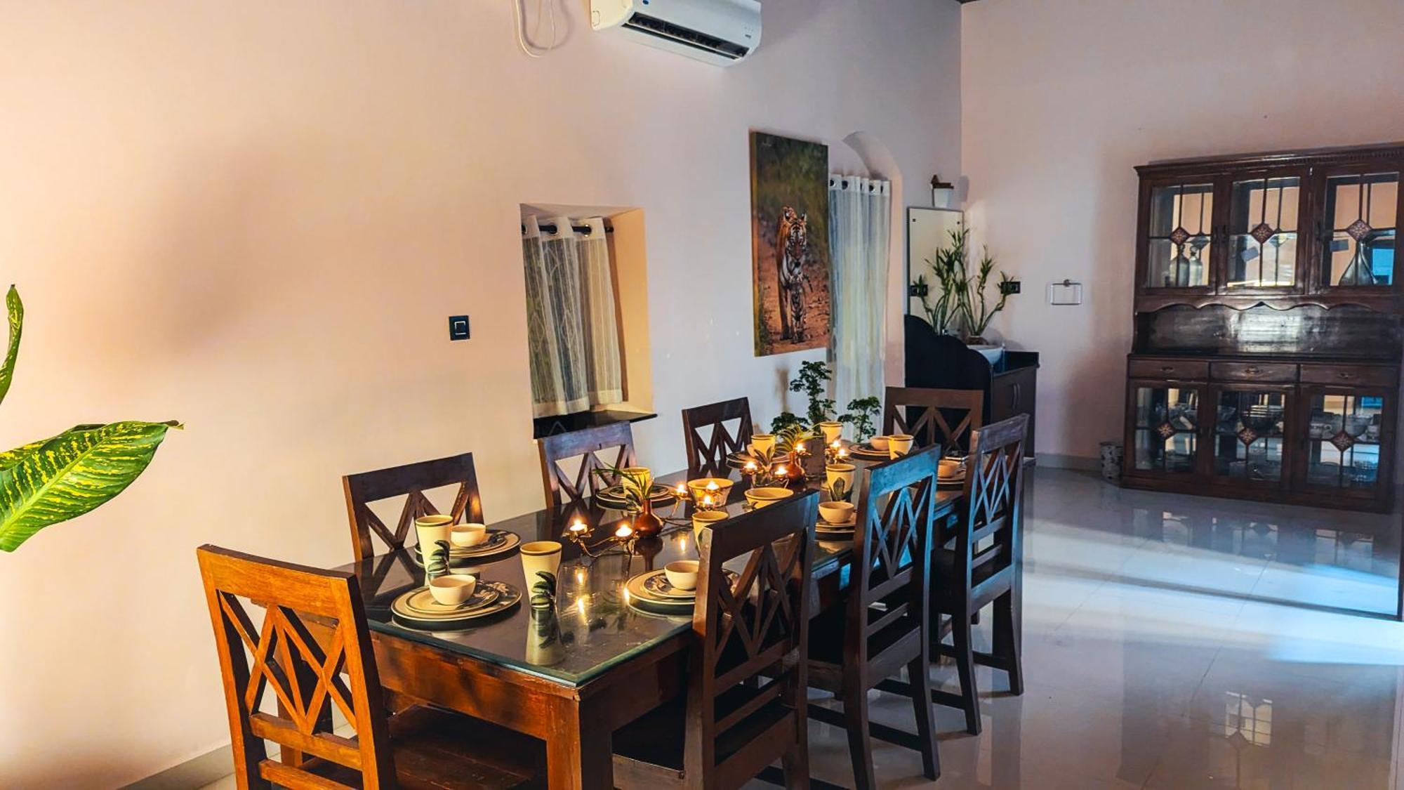 The First House By V3Homestay 4Bhk Private Pool 卡兰古特 外观 照片
