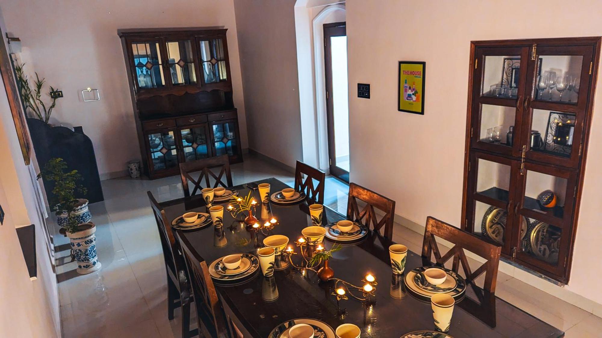 The First House By V3Homestay 4Bhk Private Pool 卡兰古特 外观 照片